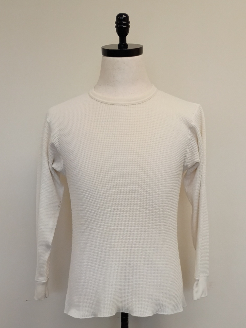 Vintage Morgan Mills Long Johns White Thermal Waffle Shirt XL